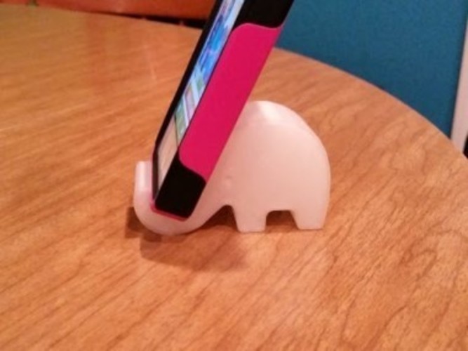 elephant smartphone mount 3D Print 94660