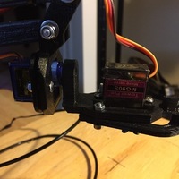 Small EEZYbotARM Rotating Claw Servo Mount 3D Printing 94713