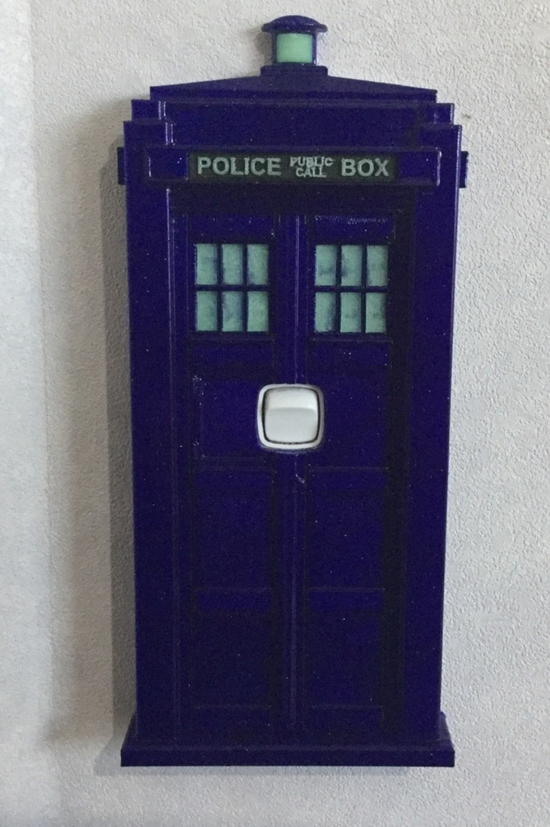 TARDIS Light switch cover (NZ)