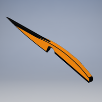 Small Kitchen Knife (cutlery)  3D Printing 94750
