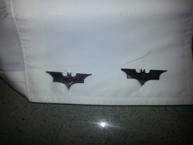 Gotham Chic Batman Cufflinks 3D Print 94796