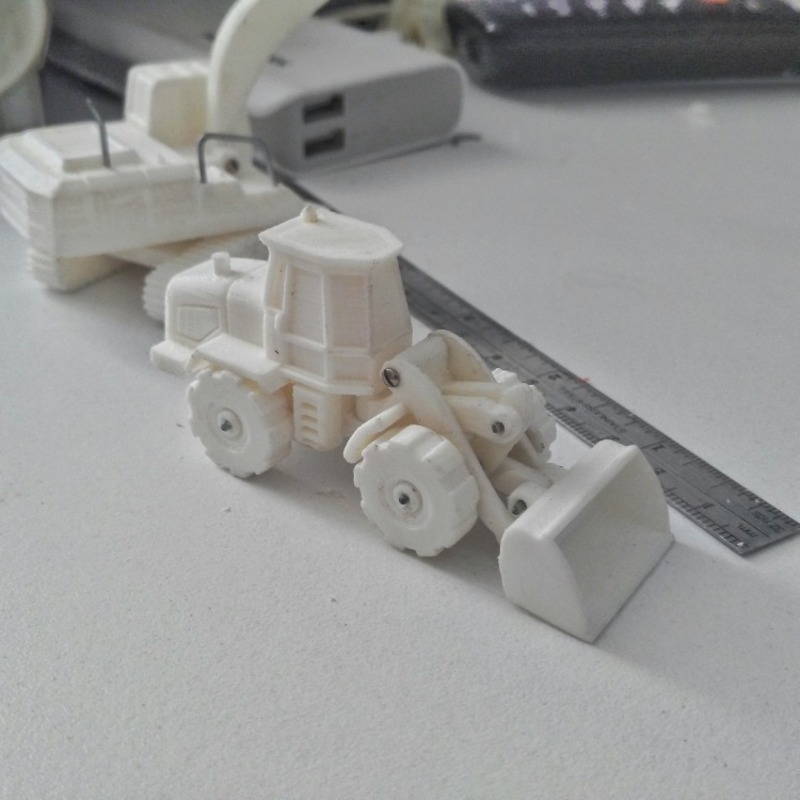 Easy to print Front Loader Model Kit