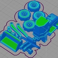 Easy to print Front Loader Model Kit - Thumbnail 3