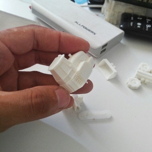 Easy to print Front Loader Model Kit 3D Print 94879