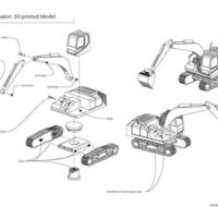 Easy to print Excavator Model Kit - Thumbnail 7