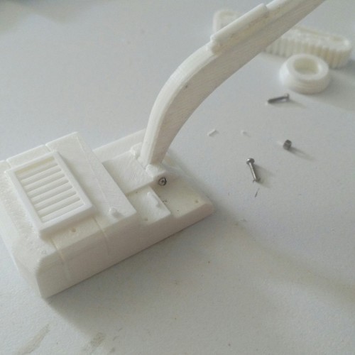 Easy to print Excavator Model Kit 3D Print 94905