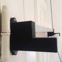 Aluminum Extrusion Towel Rack with 3D printed Brackets - Thumbnail 2
