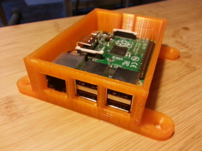 Raspberry Pi 2/B+ case with different lids and configurations 3D Print 95059