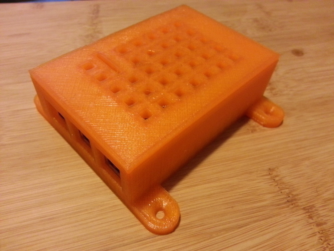 Raspberry Pi 2/B+ case with different lids and configurations 3D Print 95060