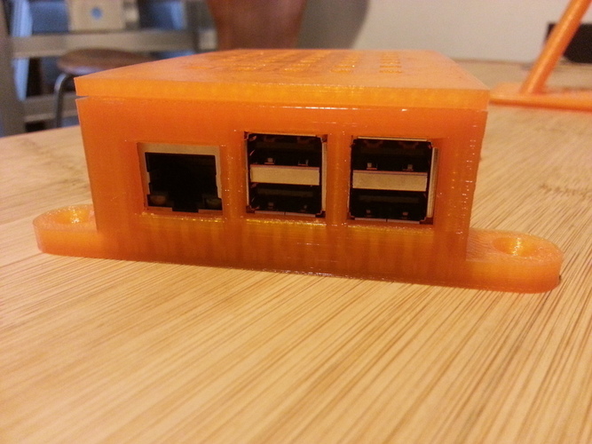 Raspberry Pi 2/B+ case with different lids and configurations 3D Print 95061