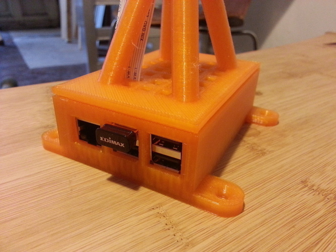 Raspberry Pi 2/B+ case with different lids and configurations 3D Print 95064
