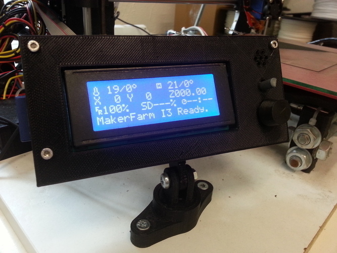 Pivot LCD case for Smart Controller LCD screen 3D Print 95068