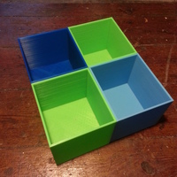 Breadbox organization system with different size boxes for screw - Thumbnail 2