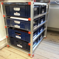 Drawer system with breadboxes - Thumbnail 1