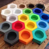 Hexagonal Candle Holder - Thumbnail 2