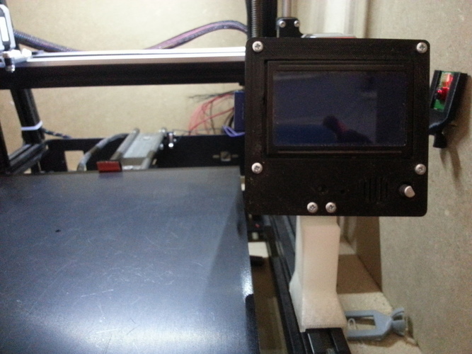 Simple LCD holder for Mendelmax 2 3D Print 95129