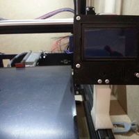 Small Simple LCD holder for Mendelmax 2 3D Printing 95129
