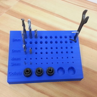 Small CNC bit/tool holder 3D Printing 95131