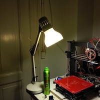 Lamp shade for a desk lamp. 2 versions, straight and swirled. - Thumbnail 5