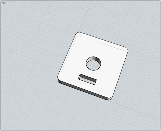 Screw-on endcap with slit for belt - Ratrig and Openbuilds V-slo 3D Print 95141