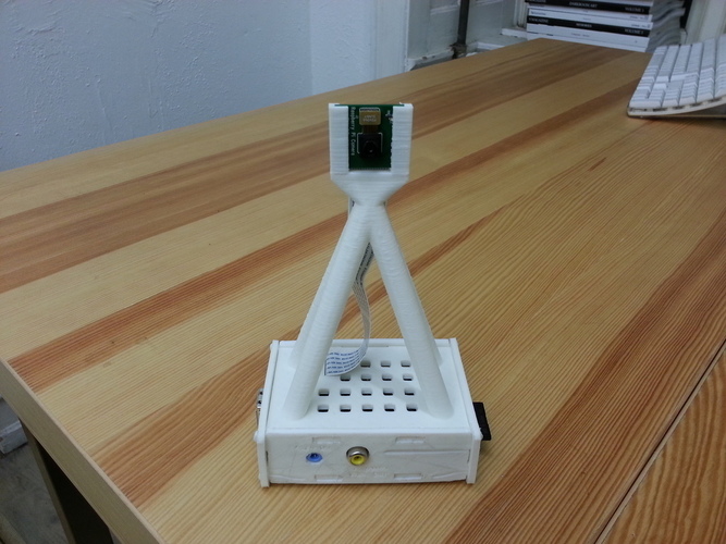 Raspberry pi case camera mount modification 3D Print 95170