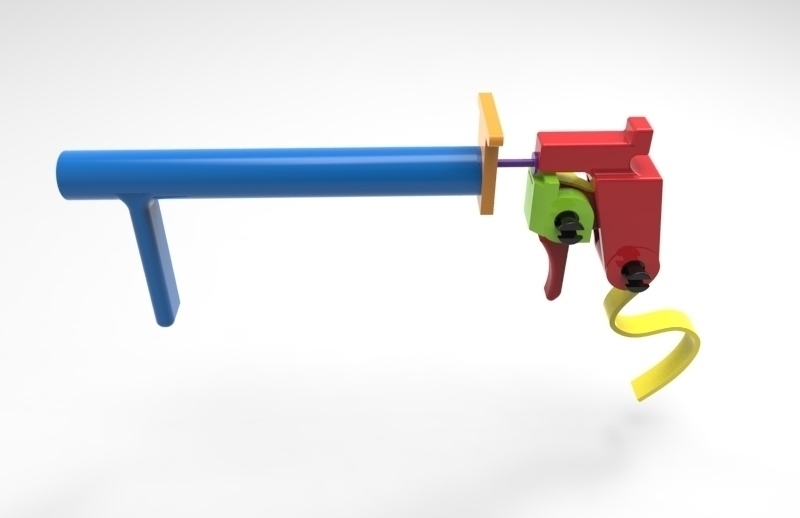 Simple Gun Format gun design 5 - Pinshape