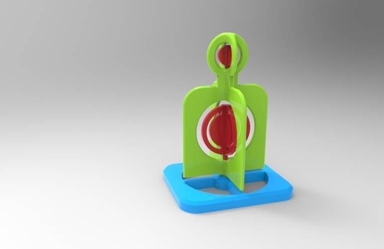 bb/pellet  rotating target 3D Print 95252