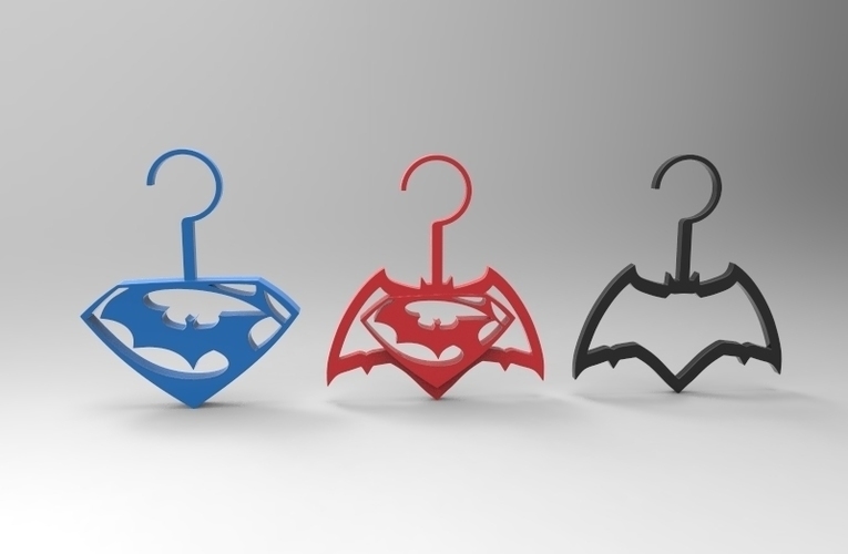 batman vs superman hangers 3D Print 95291