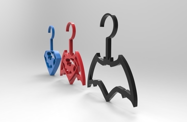 batman vs superman hangers 3D Print 95292