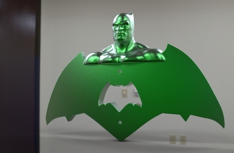 batman krypto light switch 3D Print 95307