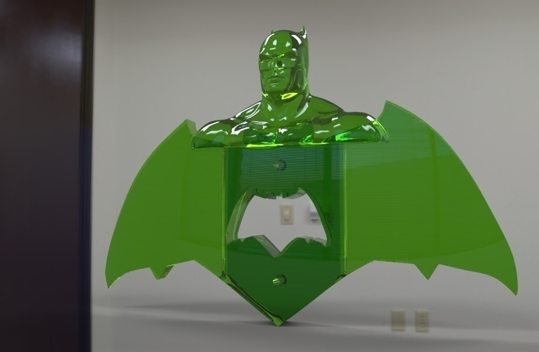 batman krypto light switch 3D Print 95308