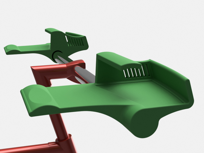 Helper grip for bicycle. 3D Print 95441