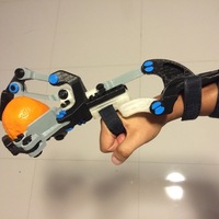 Small Black Ram Hand (Robotic/Prosthetic Hybrid) - Mark V 3D Printing 95452