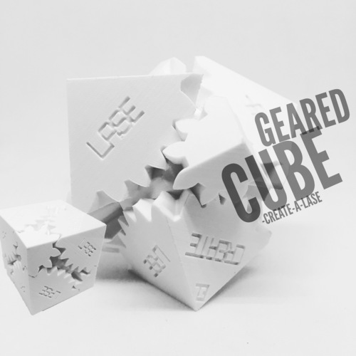 Create-A-Lase Three Cube Gears 3D Print 95527