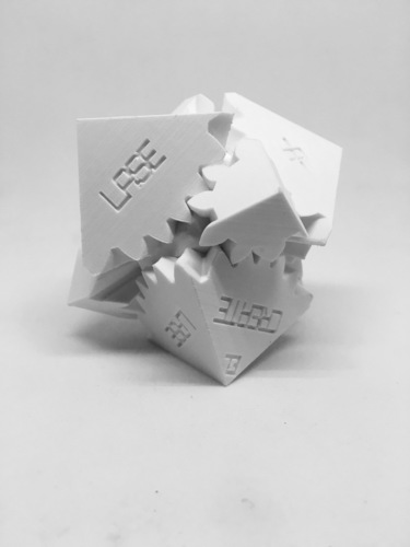 Create-A-Lase Three Cube Gears 3D Print 95529