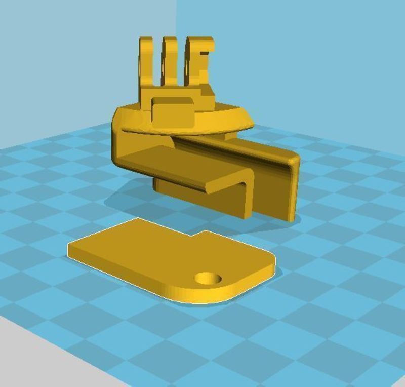 Gopro Mount for Printrbot Simple Metal 
