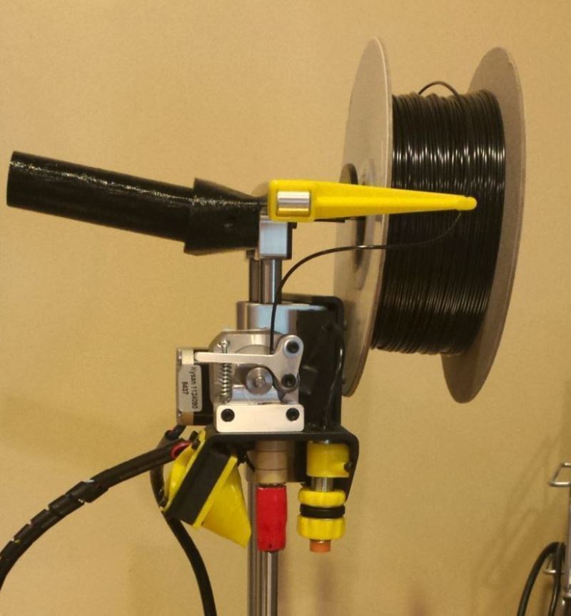 Filament Guide for Printrbot with Aluminum Handle