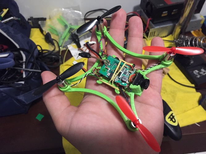 micro fpv quadcopter frame  3D Print 95791