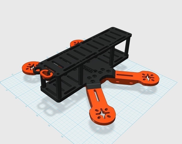 Sayha - X FPV Quadcopter  3D Print 95831