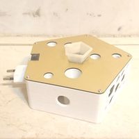 Small pentagon Bluetooth speaker 3D Printing 95852