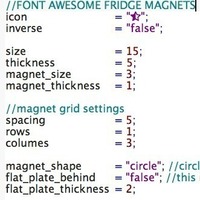 Fridge magnets with font awesome and openScad - Thumbnail 2