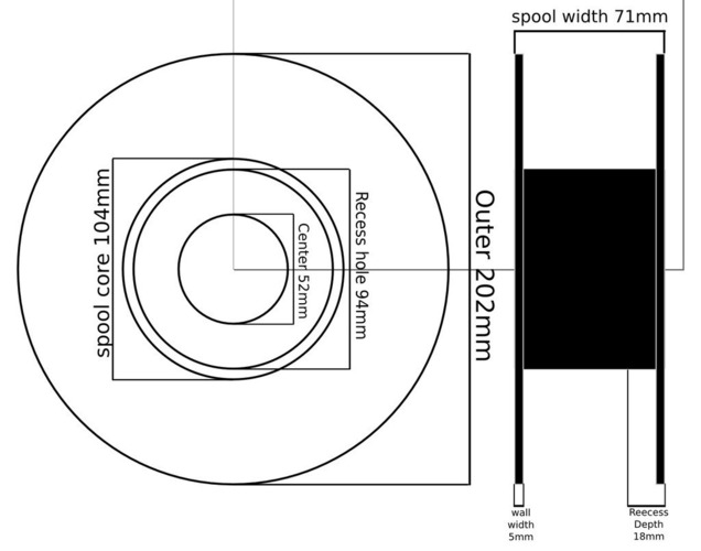 IC3D spool (official) 3D Print 95948