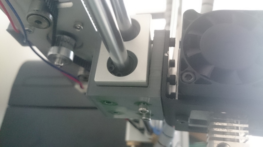 Rapide Lite to Prusa Extruder Adapter (WiP) 3D Print 95971