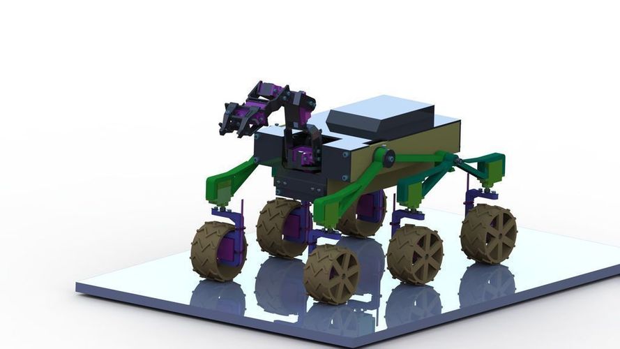 RC MARS Rover Mk II 3D Print 96009