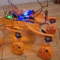 Small RC MARS Rover 3D Printing 96018