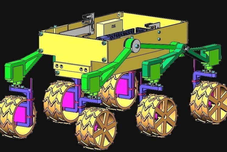 RC MARS Rover 3D Print 96024