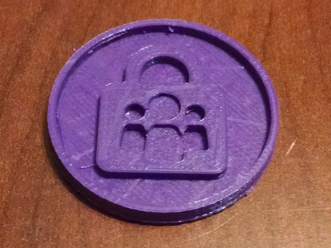 Trailhead: Data Security token 3D Print 96033