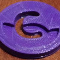 Small Trailhead: Chatter token 3D Printing 96035