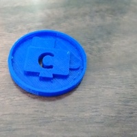 Small Trailhead: Catter token 3D Printing 96040