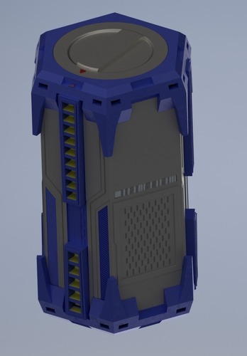 Intel Space Capsule 3D Print 96054